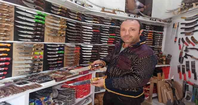 Üç kuşaktır geçimlerini bıçakçılıkla sağlıyorlar