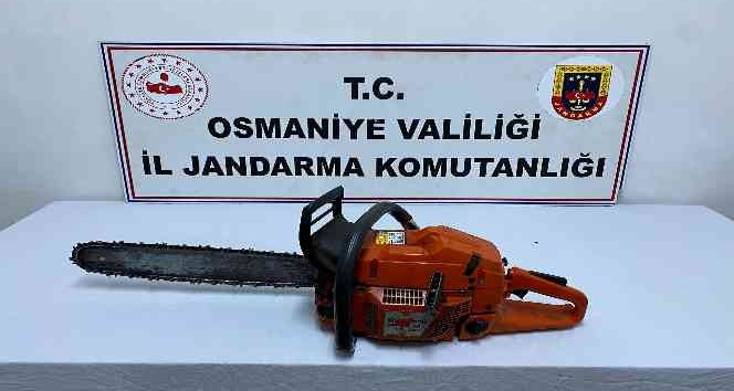 Osmaniye’de hızar makinesi çalan şüpheli yakalandı