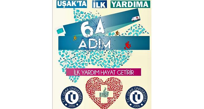 Uşak’ta ‘İlk Yardıma 64 Adım’ projesi