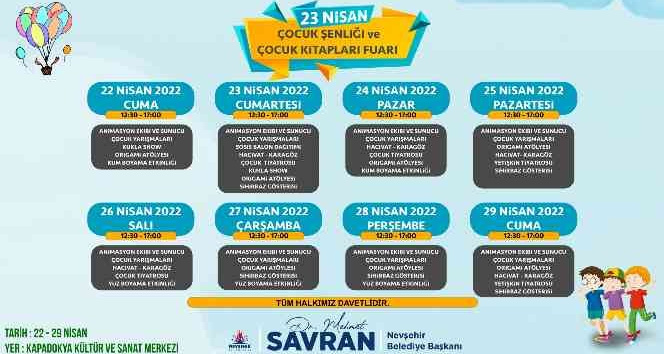 23 Nisan Çocuk Şenliği ve Çocuk Kitapları fuarı açılıyor