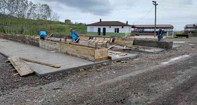 Ünye’de hayvan pazarı yenileniyor