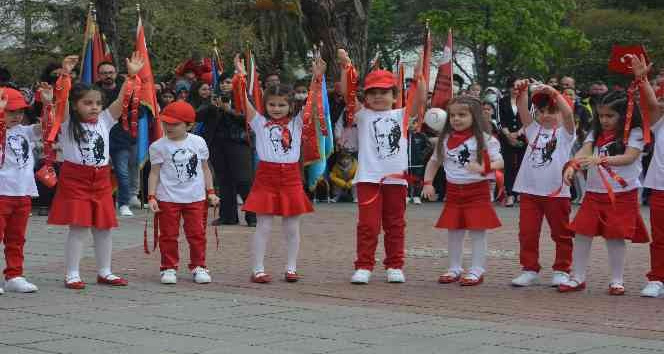 Çocukların günü 102. yılında da coşkuyla kutlandı