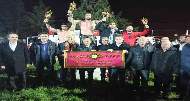 6. Hersek Yağlı Güreşleri’nin başpehlivanı Hüseyin Gümüşalan oldu