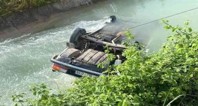 Osmaniye’de otomobil sulama kanalına uçtu: 3 yaralı
