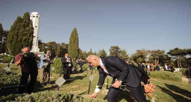 Fransız Askeri Mezarlığı’nda anma töreni yapıldı