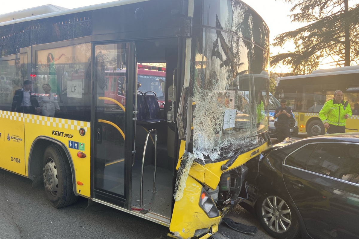 Sarıyer’de İETT otobüsü dehşet saçtı