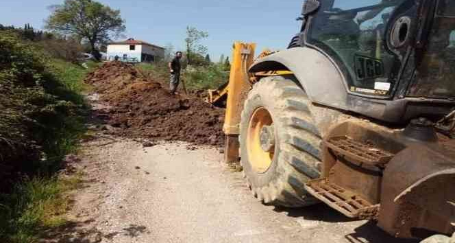 Denizçalı Köyü’nde doğalgaz çalışmaları başladı