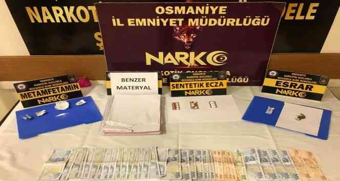 Osmaniye’de uyuşturucu operasyonlarına 4 tutuklama