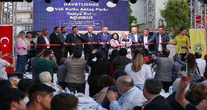 Buca’da Vali Kutlu Aktaş Parkı ve Taziye Evi açıldı