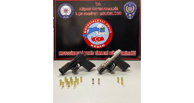 Havaya ateş edilen triportörde 5 çocuk silahla yakalandı