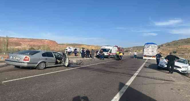 Kayseri’de trafik kazası: 6 yaralı