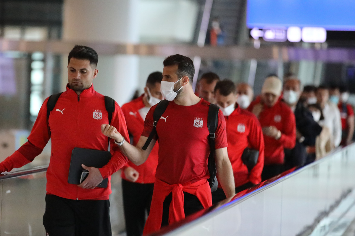 Sivasspor kafilesi İstanbul’da