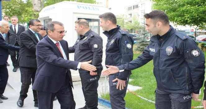 Çan’da protokol bayramlaşması