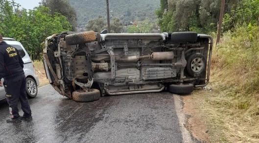 Nazilli’de korkutan kaza