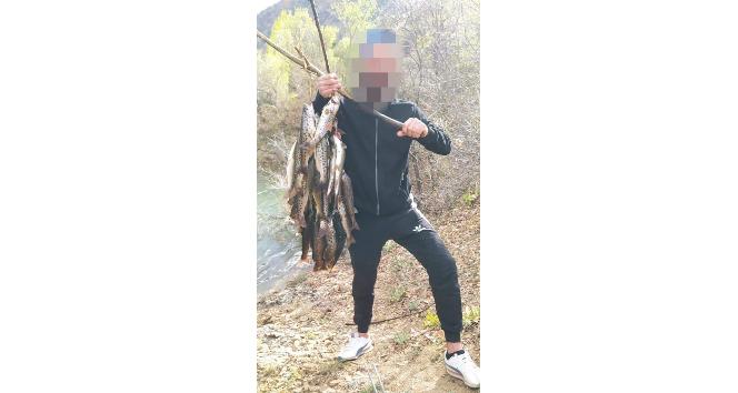 Kaçak balık avladı, sosyal medya hesabından paylaşınca yakayı ele verdi