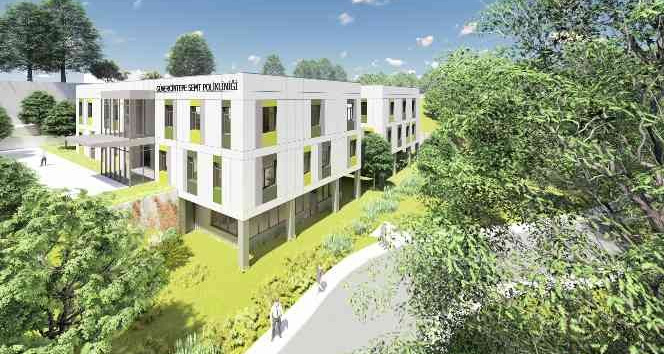 Başakşehir’de Güvercintepe Semt Polikliniği’nde çalışmalar sürüyor