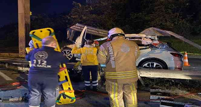 TEM otoyolunda feci kaza: 1 kişi hayatını kaybetti