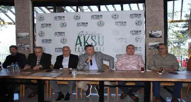 Giresun 45. Uluslararası Aksu Festivaline hazırlanıyor