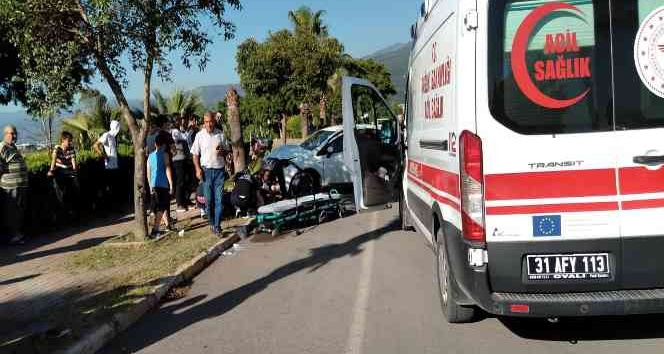 Hatay’da trafik kazası: 5 yaralı