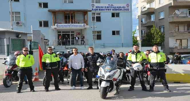 Simav’da motosiklet kullanımında farkındalık etkinliği