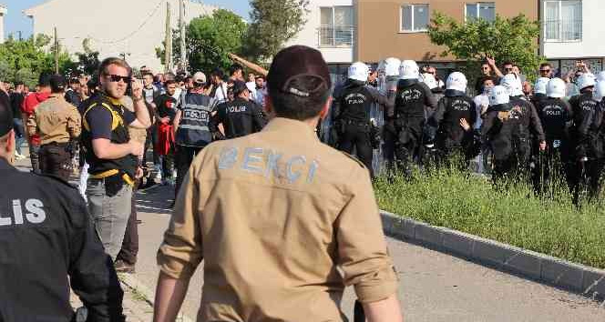 Bandırmaspor - Bursaspor maçı sonrasında arbede yaşandı
