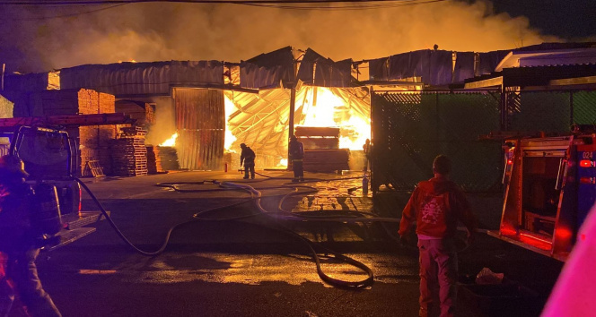 Meksikada, fabrikadaki yangın paniğe neden oldu