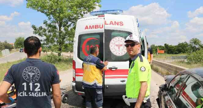 Edirne’de kaza: 2 yaralı