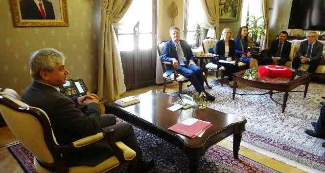 AB Türkiye Delegasyonu Başkanı Büyükelçi Landrut, Vali Doğan’ı ziyaret etti