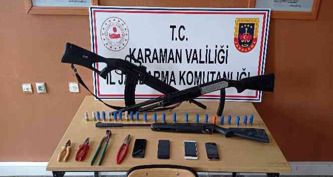 Karaman’da kablo hırsızlığı şüphelisi tutuklandı