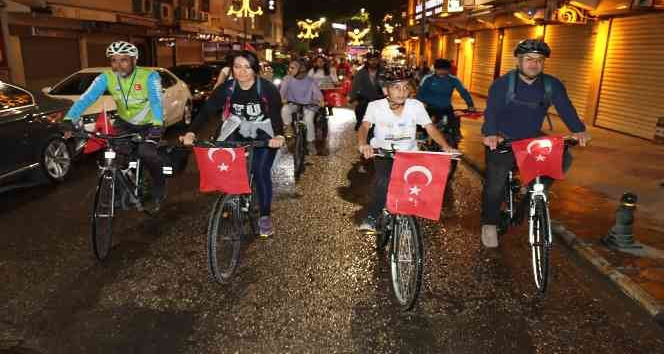 Şanlıurfa’da gençlik bayramı için pedal çevirdiler