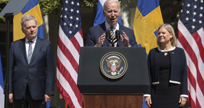 ABD Başkanı Biden: &quot;Finlandiya ve İsveç NATOyu güçlendirecek&quot;