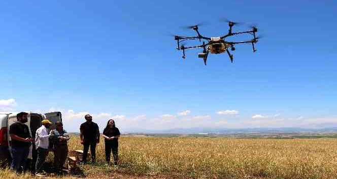 Dron teknolojisi çiftçiye kazandırıyor
