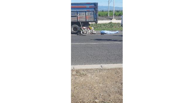 Tarsus’ta trafik kazasında motosiklet sürücüsü hayatını kaybetti