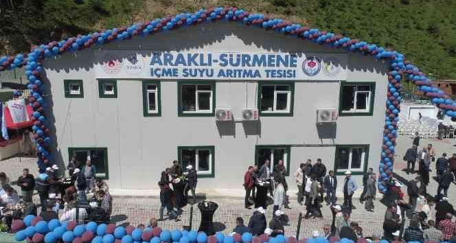 Trabzon’un Araklı ve Sürmene ilçelerinin temiz içme suyu sorunu çözüldü