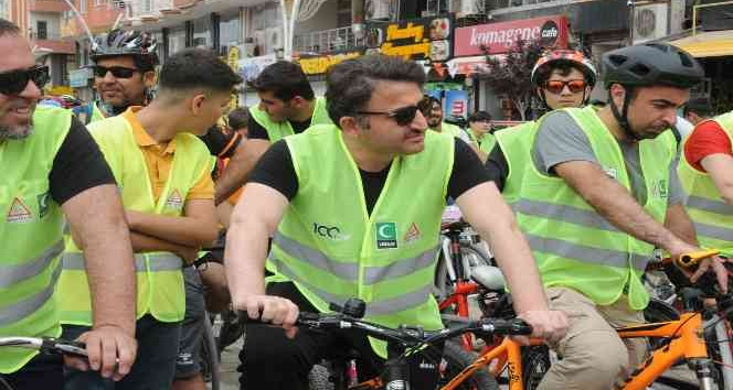 Yeşilay’dan Kızıltepe’de sağlıklı yaşam için bisiklet turu