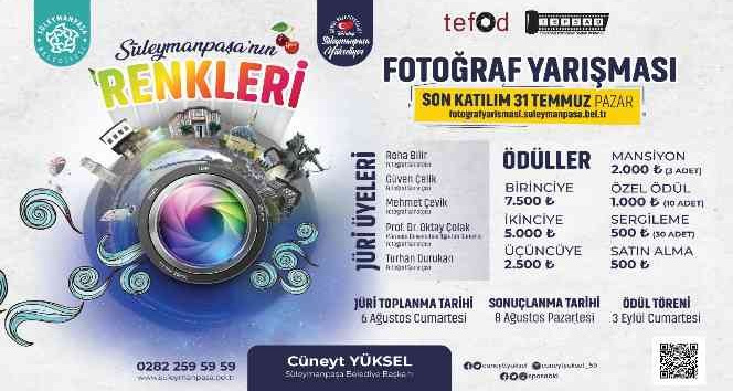Süleymanpaşa’da fotoğraf yarışması