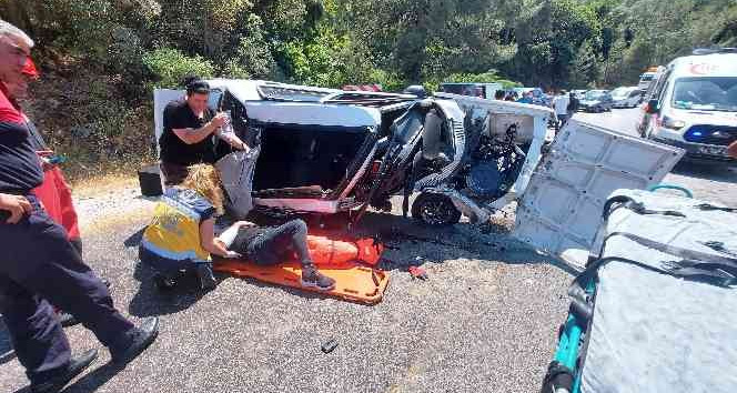 Bodrum’da trafik kazası: 1 ölü, 3 yaralı