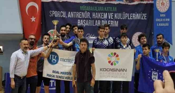 Masa tenisinde Mardin takımı Real Mardin 1. Lig’e yükseldi