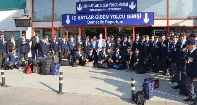 Kıbrıs gazilerine KKTC gezisi