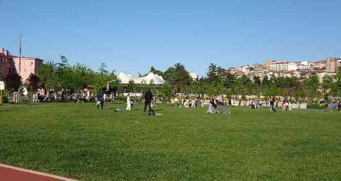 Türkiye’nin ilk spor temalı millet bahçesi cıvıl cıvıl
