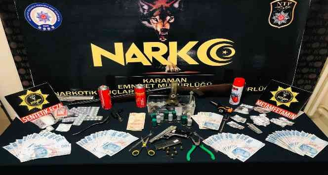 Karaman merkezli uyuşturucu operasyonunda 12 tutuklama