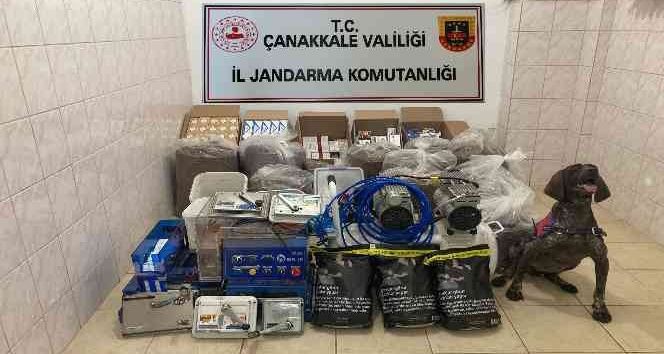 Çanakkale’de kaçak sigara operasyonu