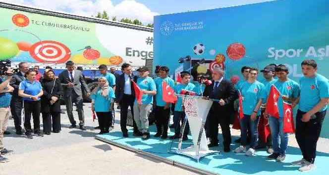 ’Spor Aşkı Engel Tanımaz’ tırı Kırşehir’de