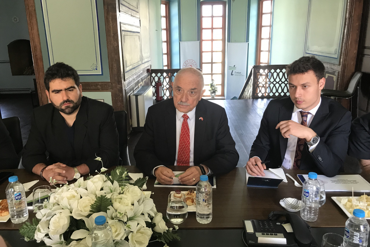Paraguay'ın Ankara Büyükelçisi Peralta Kırklareli'nde