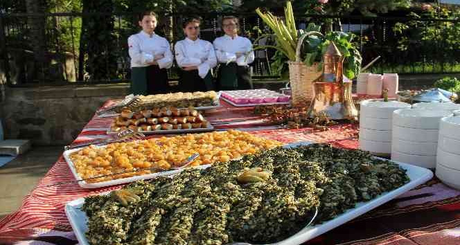 Giresun’un vejetaryen mutfağı tarihi Zeytinlik semtinde tanıtıldı