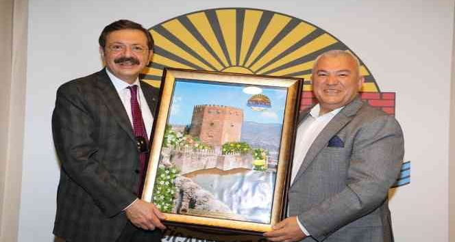 ALTSO Başkanı Şahin, Hisarcıklıoğlu’na ’Marka’ şehir çalışmalarını anlattı