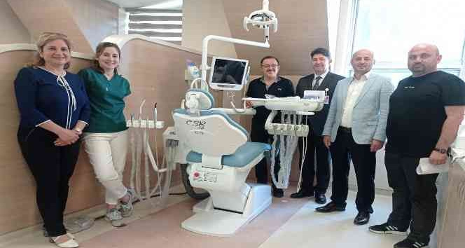 Salihli Ağız ve Diş Sağlığı Merkezine ekipman desteği