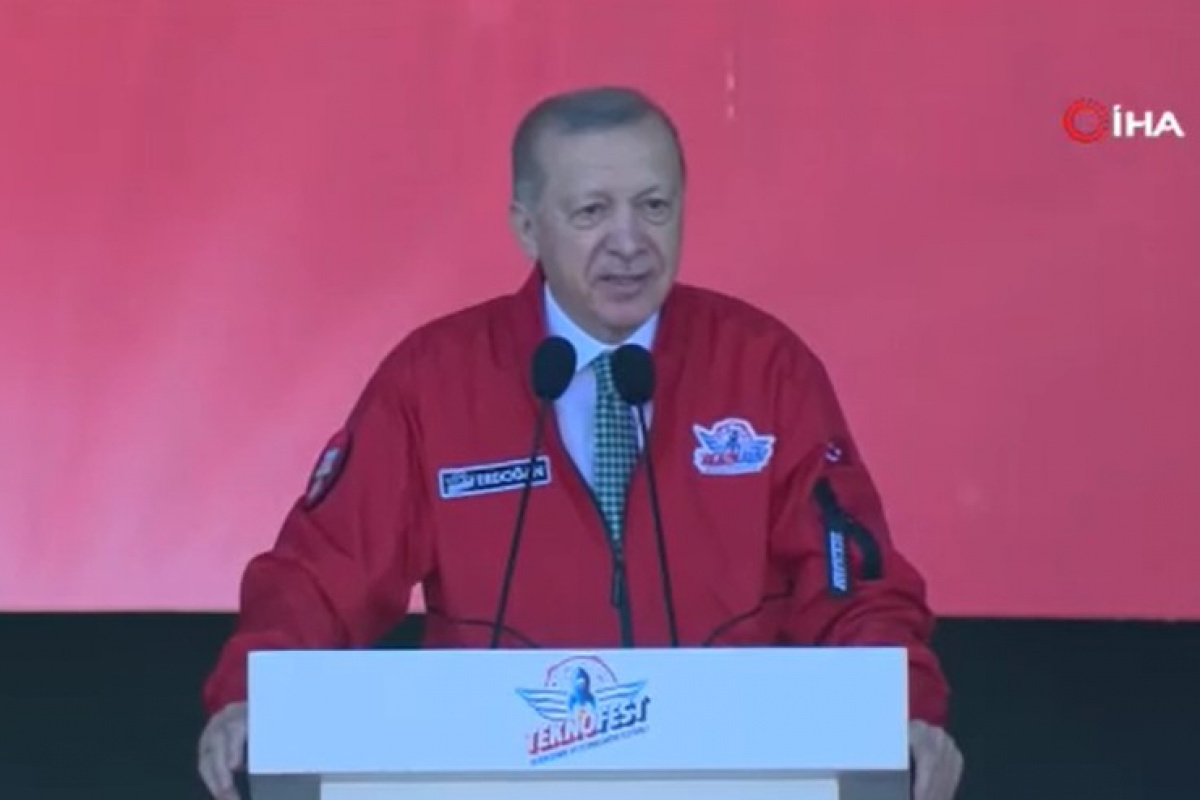 Cumhurbaşkanı Erdoğan&#039;dan Azerbaycan&#039;da dünyaya net mesaj: &#039;Bizim kimseye verecek tek karış toprağımız yok&#039;