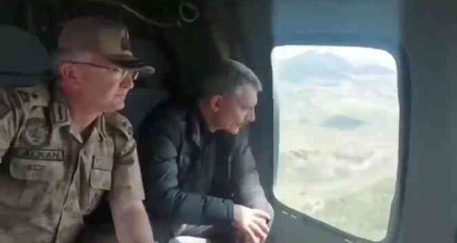 Tunceli Valisi Özkan, Eren Abluka-7 operasyon bölgelerini inceledi