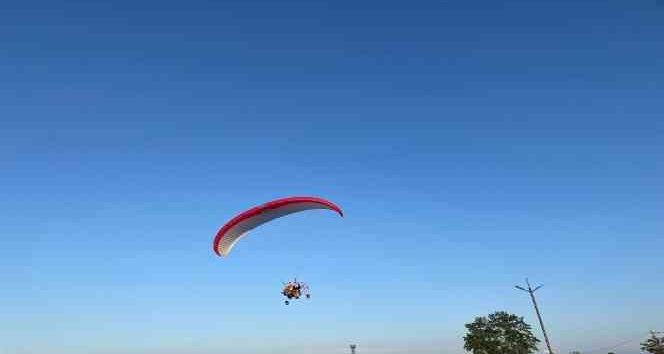 Fatsa’da paramotor sporu ilgi odağı oldu